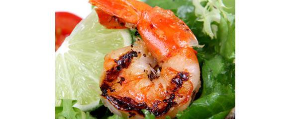 BBQ chilli lime Oz prawns