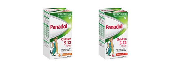 Recall Children’s Panadol 5-12 years suspension 200 mL bottle