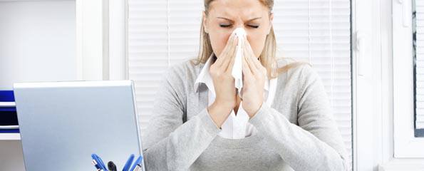 Cold and flu prevention at work