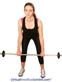 Resistance exercise: bent-over row
