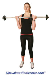 Resistance exercise: biceps curl