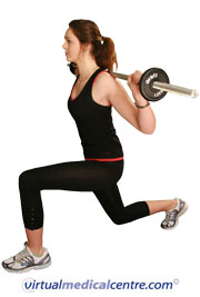Resistance exercise: lunge
