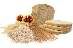 Spelt products: Bread, noodles and cracked grains